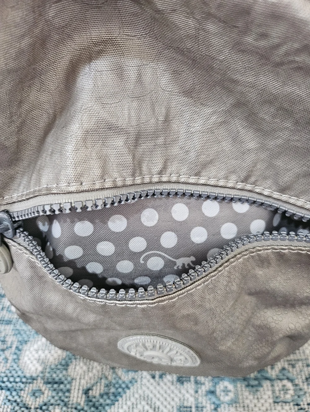 Kipling Backpack In Silver/Gray